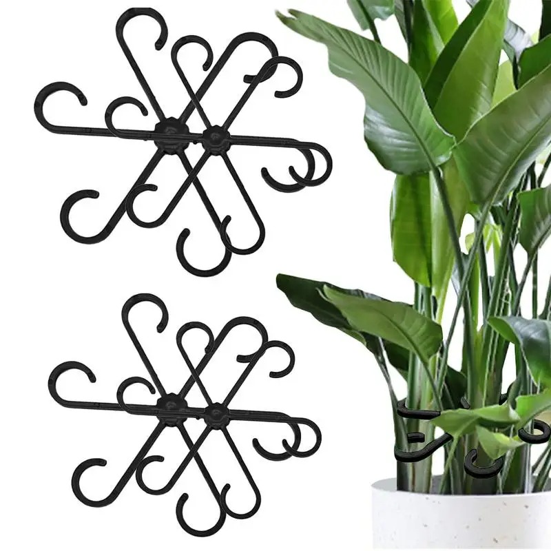 Variegated Monstera Node - 4 szt. Klipsy do podpór roślin