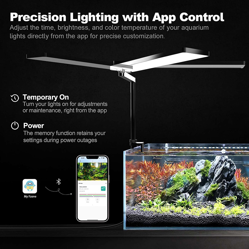 Lampa LED do akwarium FZONE So – Plant Parent App recenzja i cena