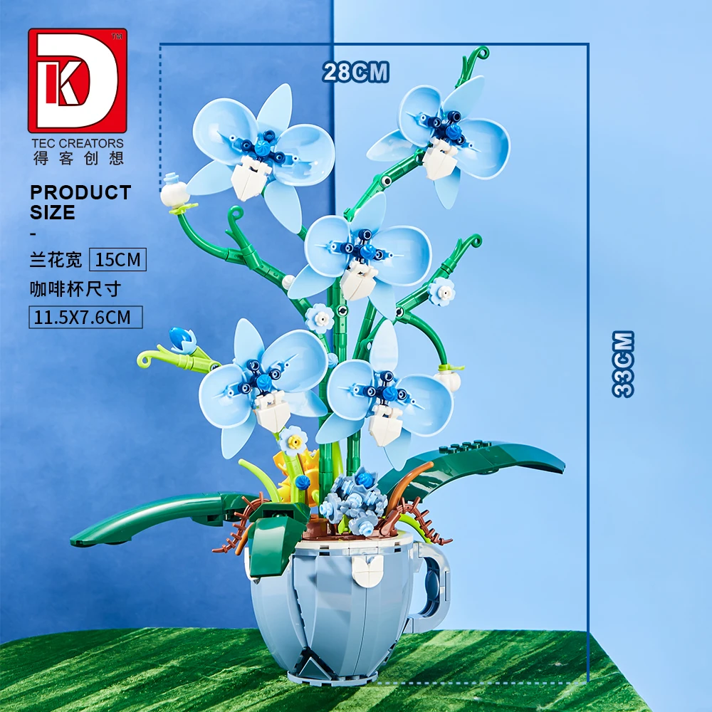 Klocki MOC Orchidee Kwiaty Buk – Plant Parent Yearly recenzja i cena
